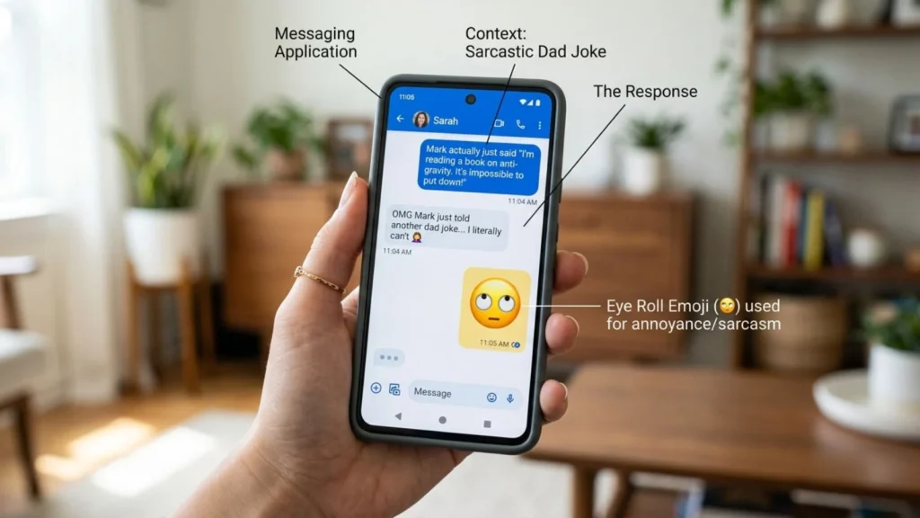 How to Use Eye Roll Emoji