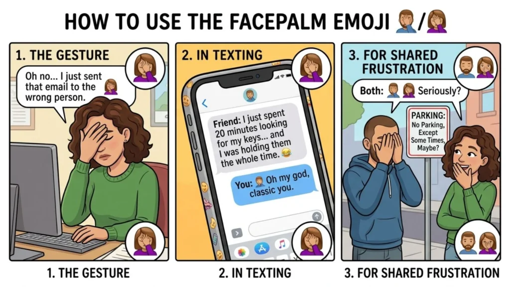 How to Use Facepalm Emoji
