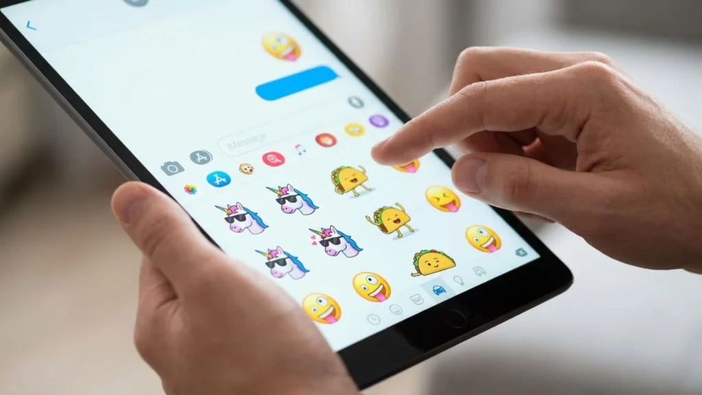 How to Use Funny Emoji Stickers