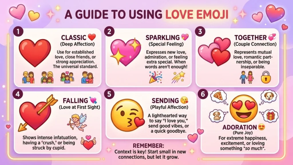 How to Use Love Emoji