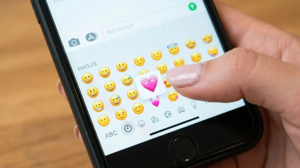 How to Use Pink Heart Emoji