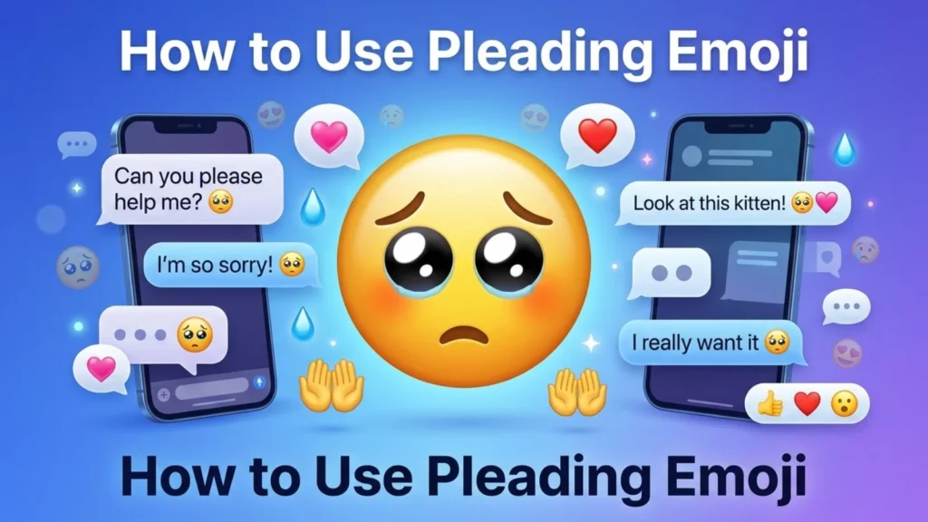 How to Use Pleading Emoji