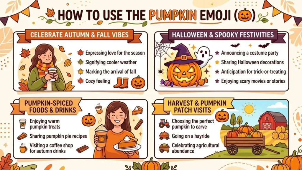 How to Use Pumpkin Emoji