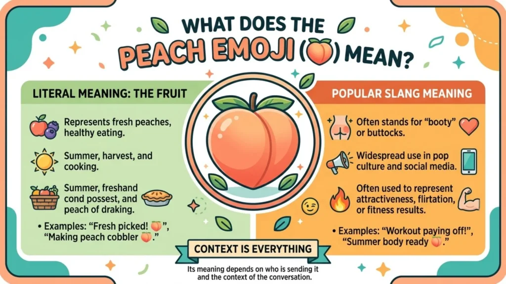 Peach Emoji Mean