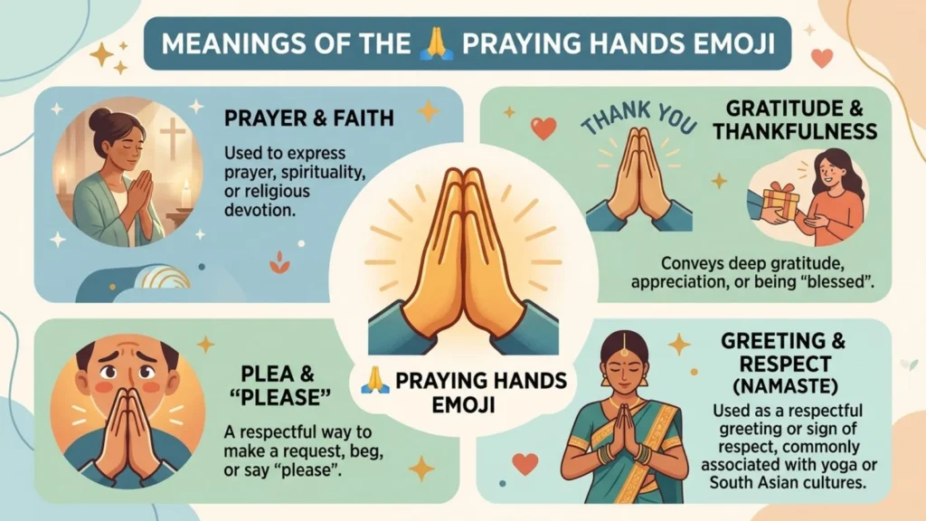 Praying Hands Emoji Mean