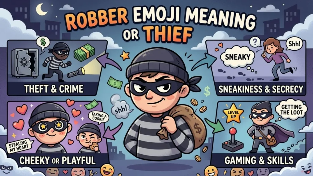 Robber Emoji Mean