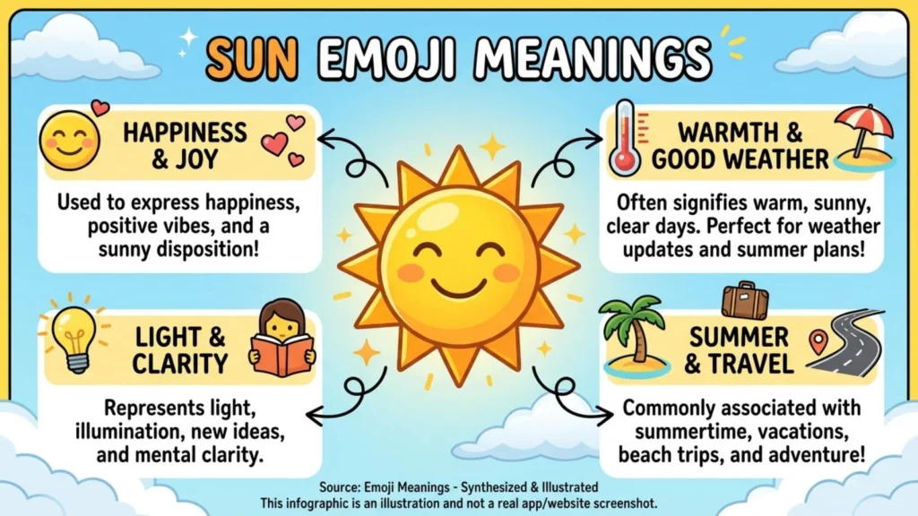Sun Emoji Mean