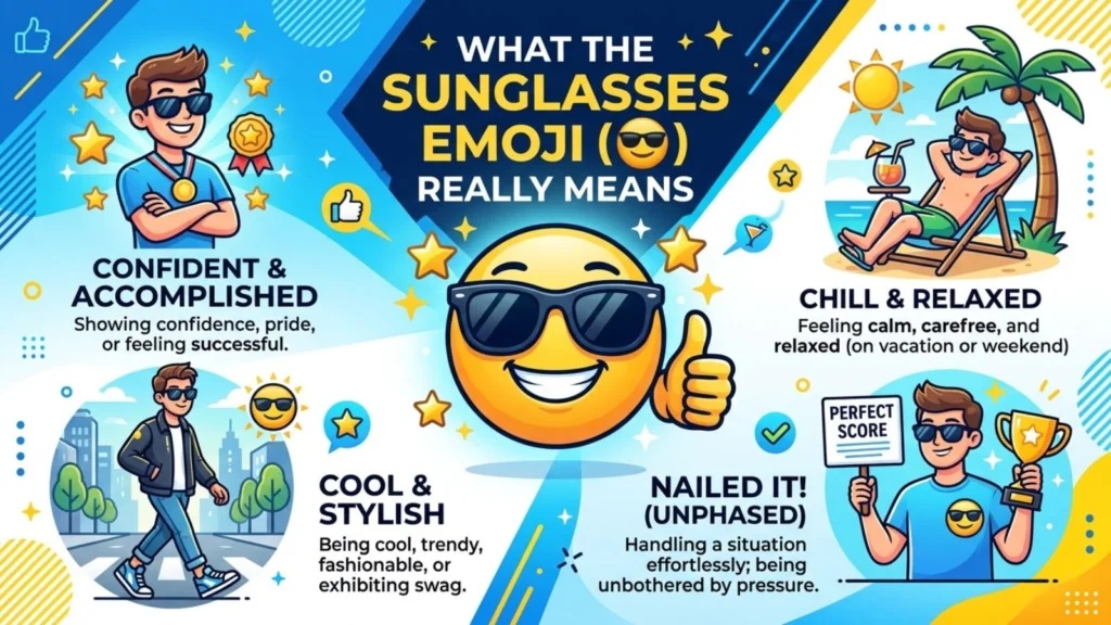 Sunglasses Emoji Mean