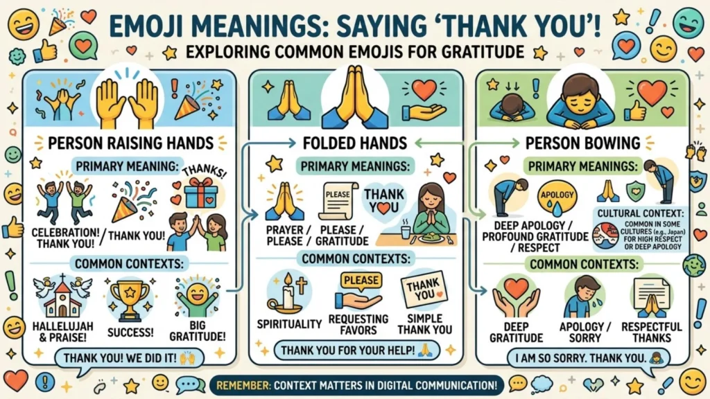 Thank You Emoji Mean