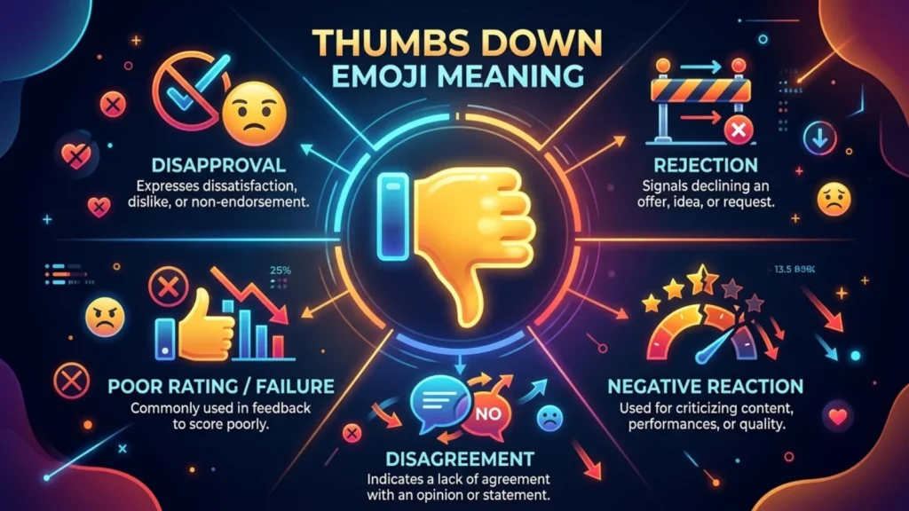 Thumbs Down Emoji Mean