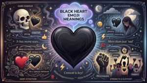 Black Heart Emoji Meaning