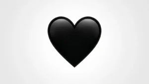 Black Heart Emoji