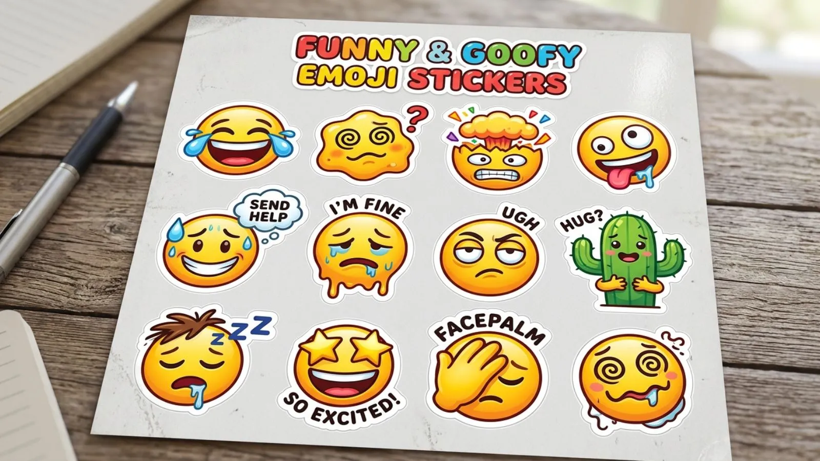 Funny Emoji Stickers