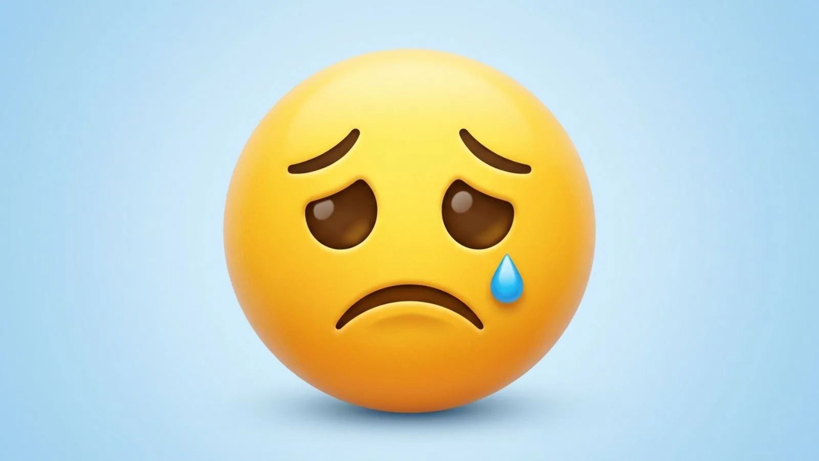 Sad Face Emoji
