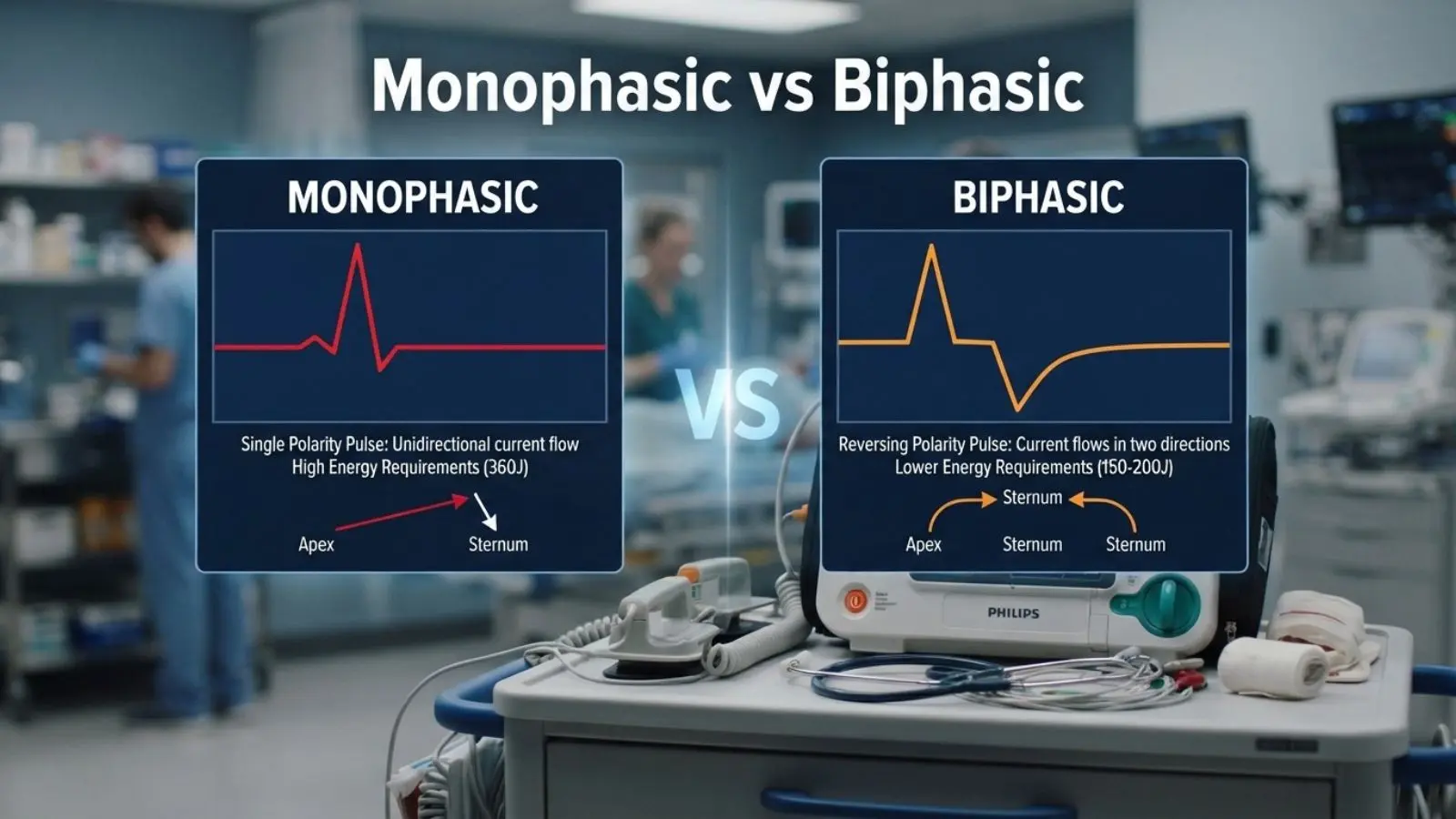 Monophasic vs Biphasic