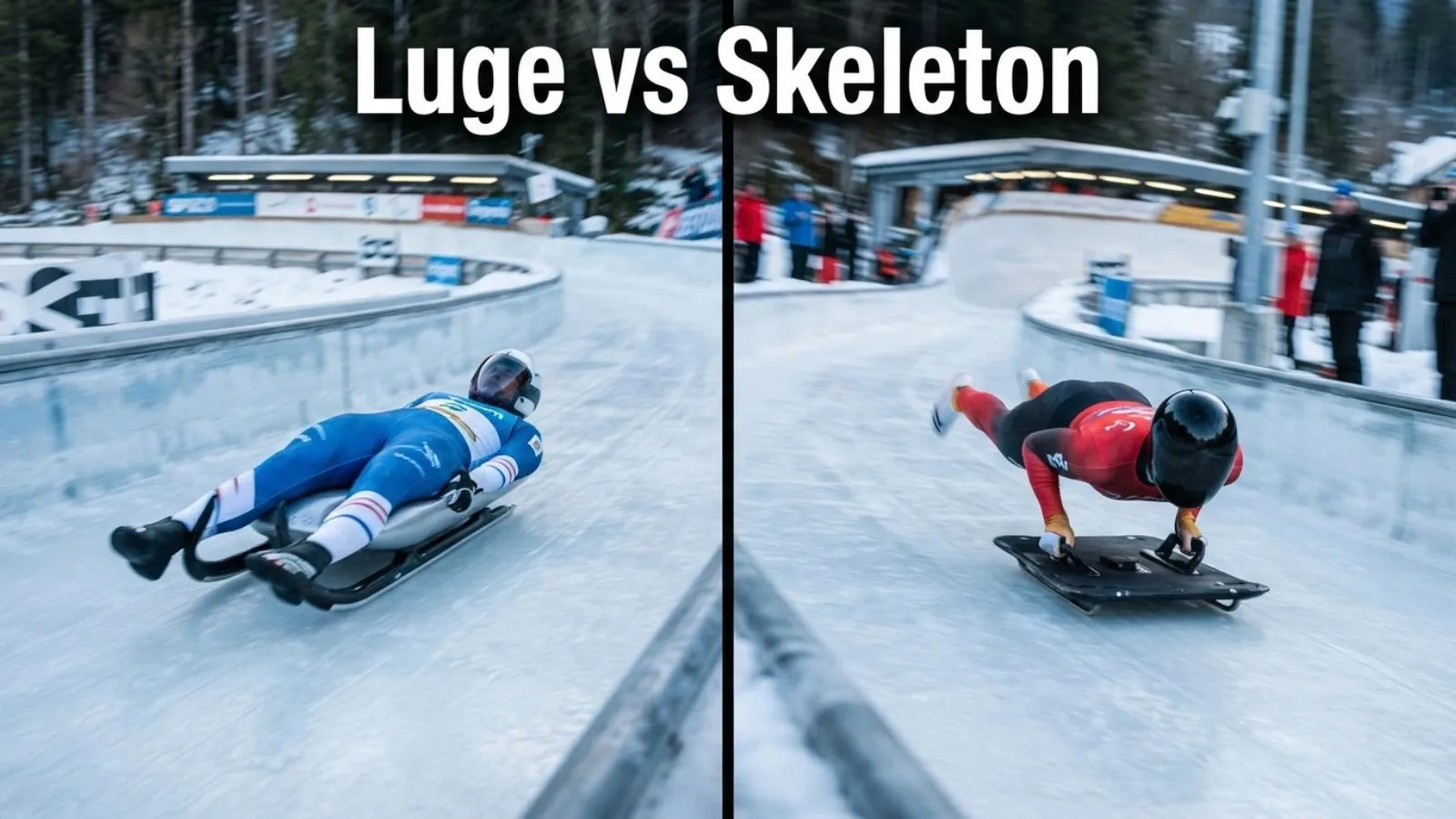 Luge vs Skeleton