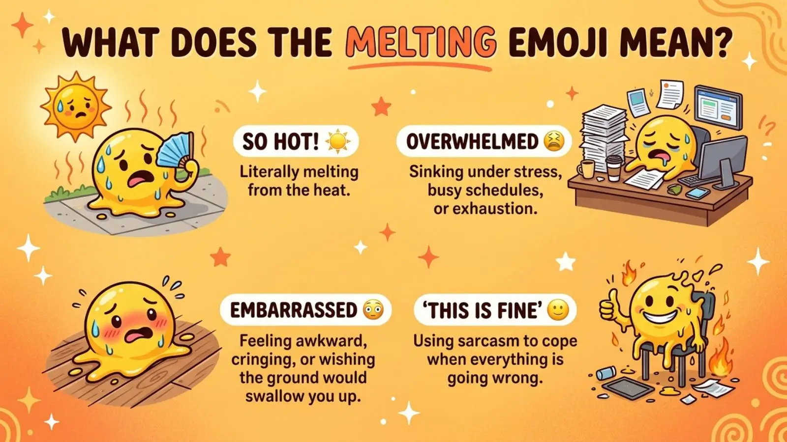 Melting Emoji Meaning